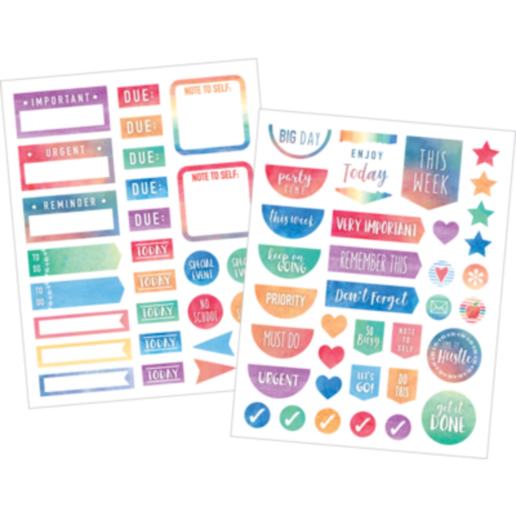TEACHER CREATED RESOURCES CLM Watercolor Planner Stickers