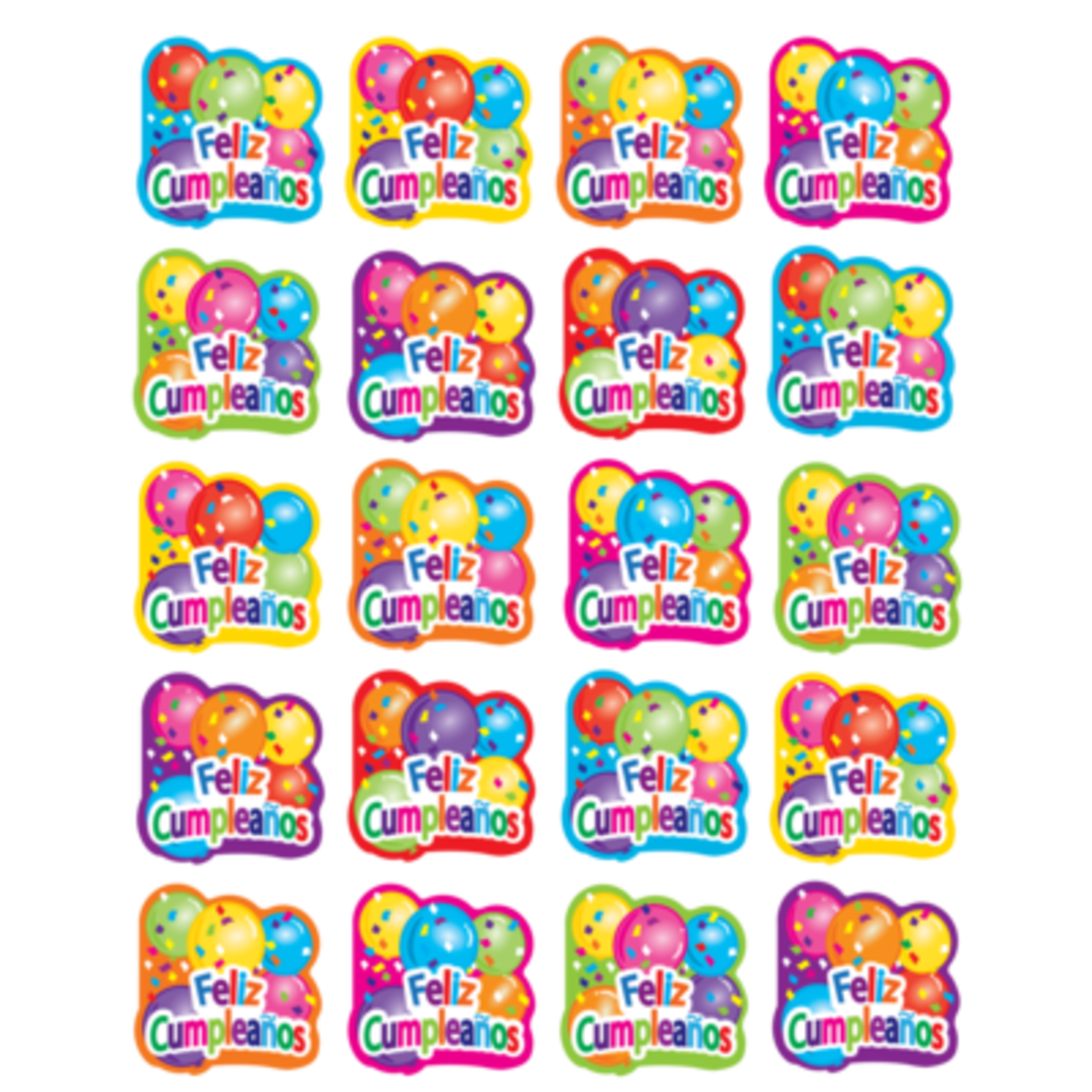 TEACHER CREATED RESOURCES Feliz Cumpleaños Stickers