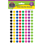 TEACHER CREATED RESOURCES Colorful Circles Mini Stickers Valu-Pak