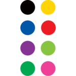 TEACHER CREATED RESOURCES Colorful Circles Mini Stickers