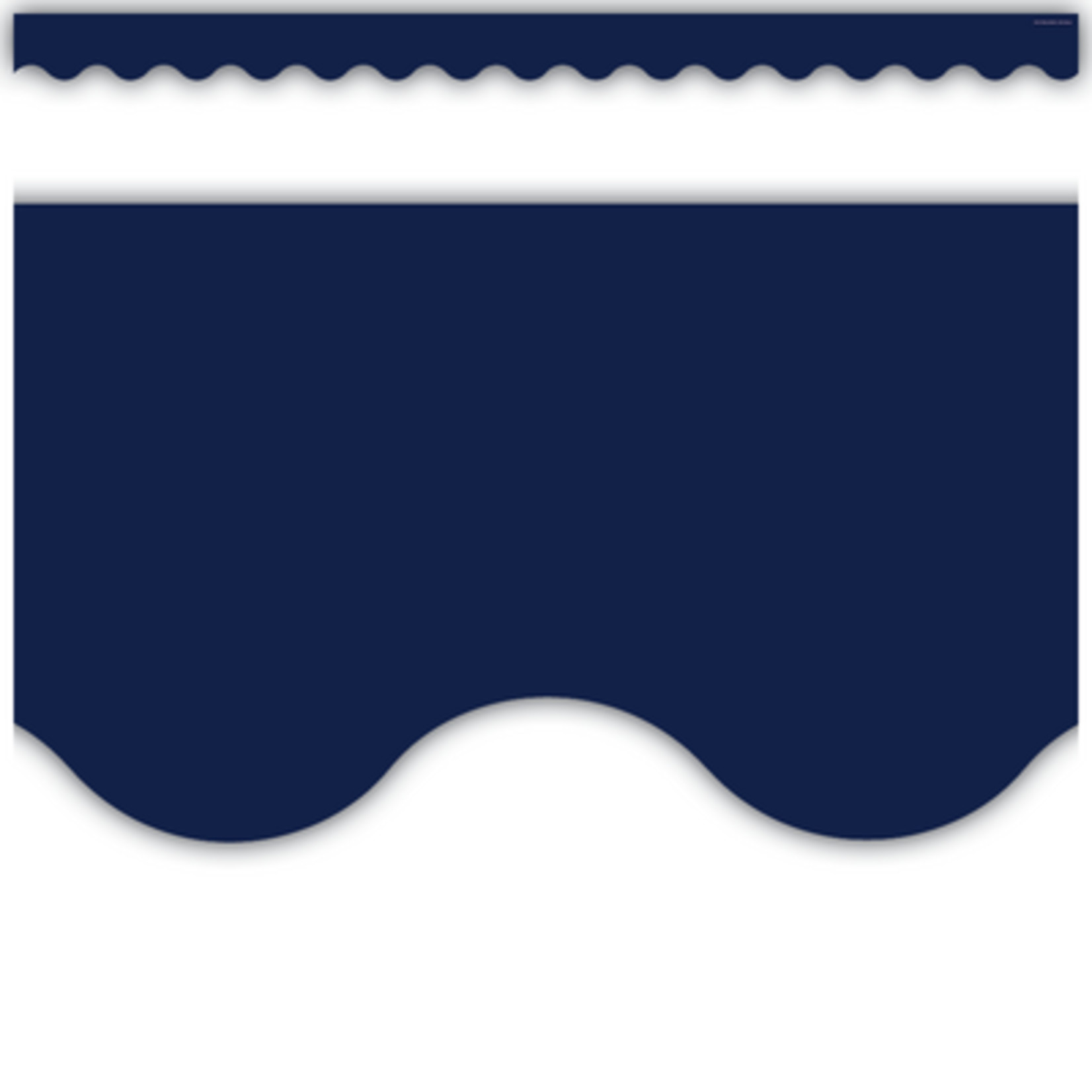 TEACHER CREATED RESOURCES Navy Scalloped Border Trim