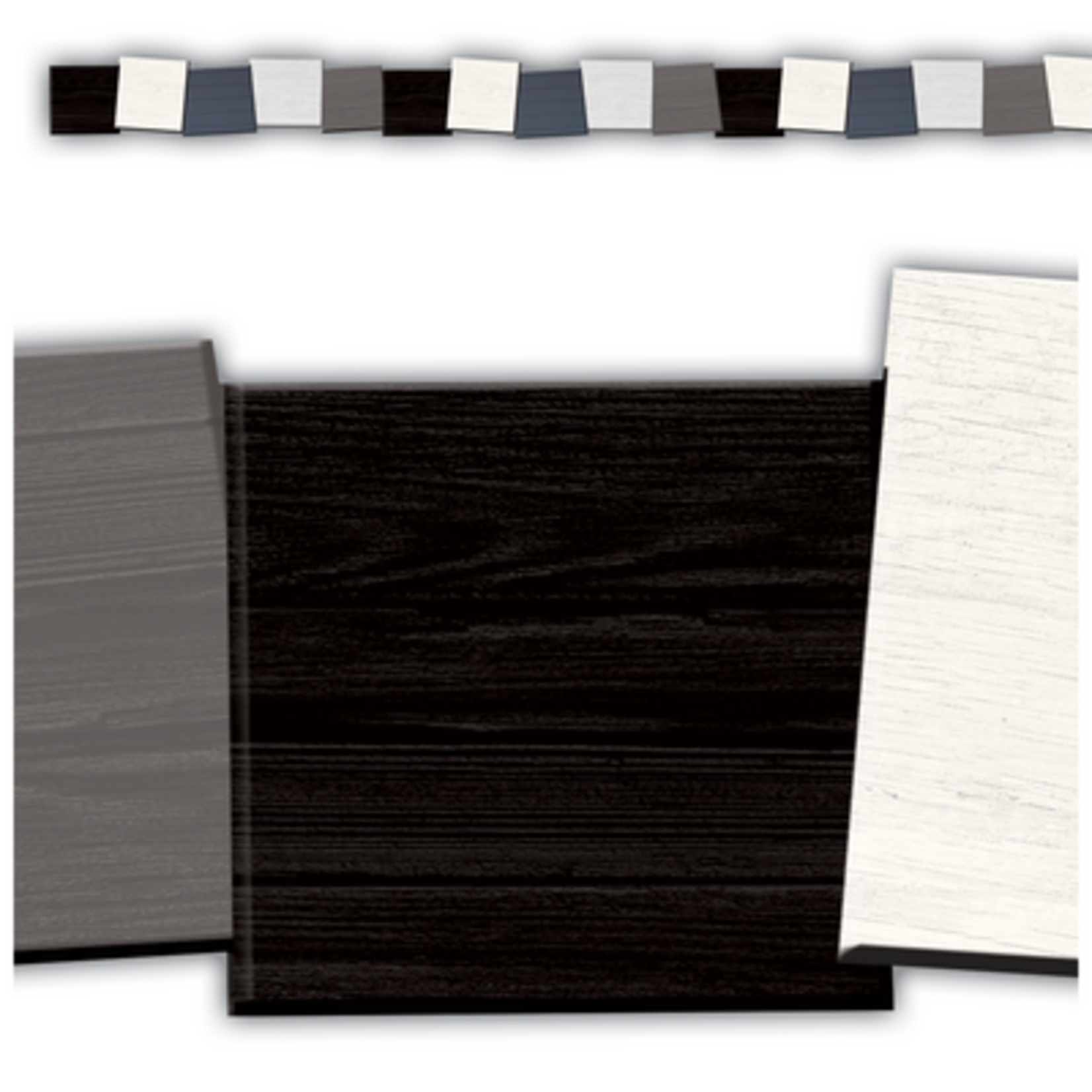 TEACHER CREATED RESOURCES Modern Farmhouse Blocks Die-Cut Border Trim