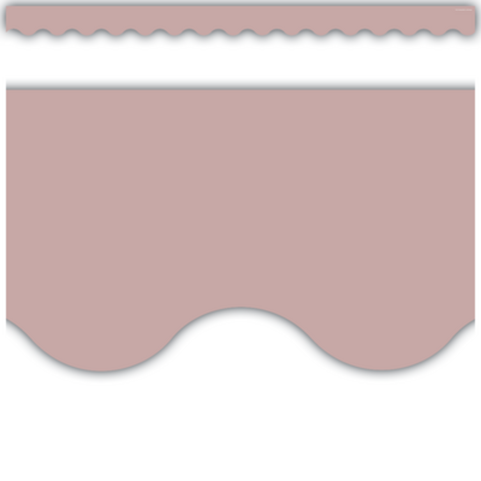 TEACHER CREATED RESOURCES Light Mauve Scalloped Border Trim