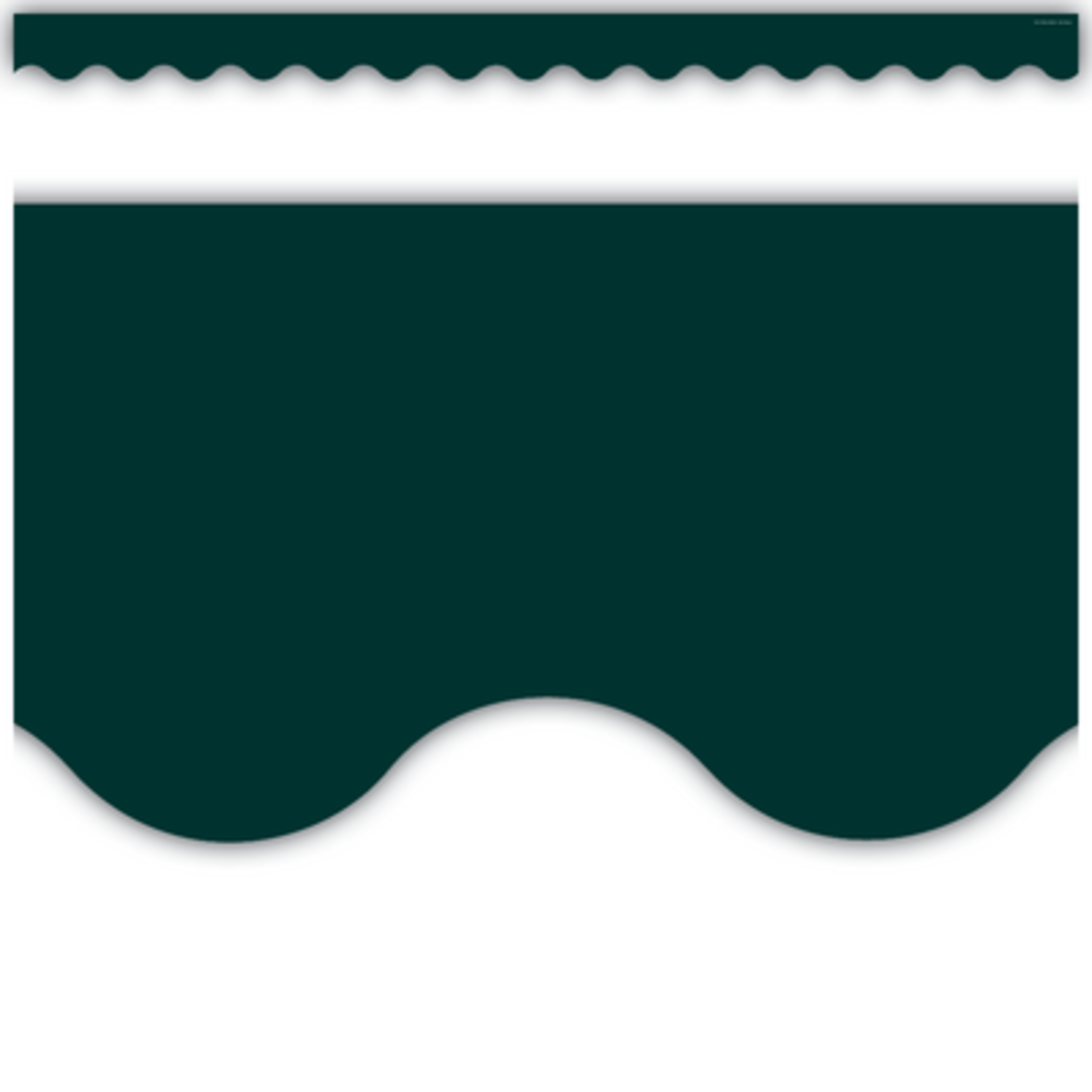 TEACHER CREATED RESOURCES Hunter Green Scalloped Border Trim