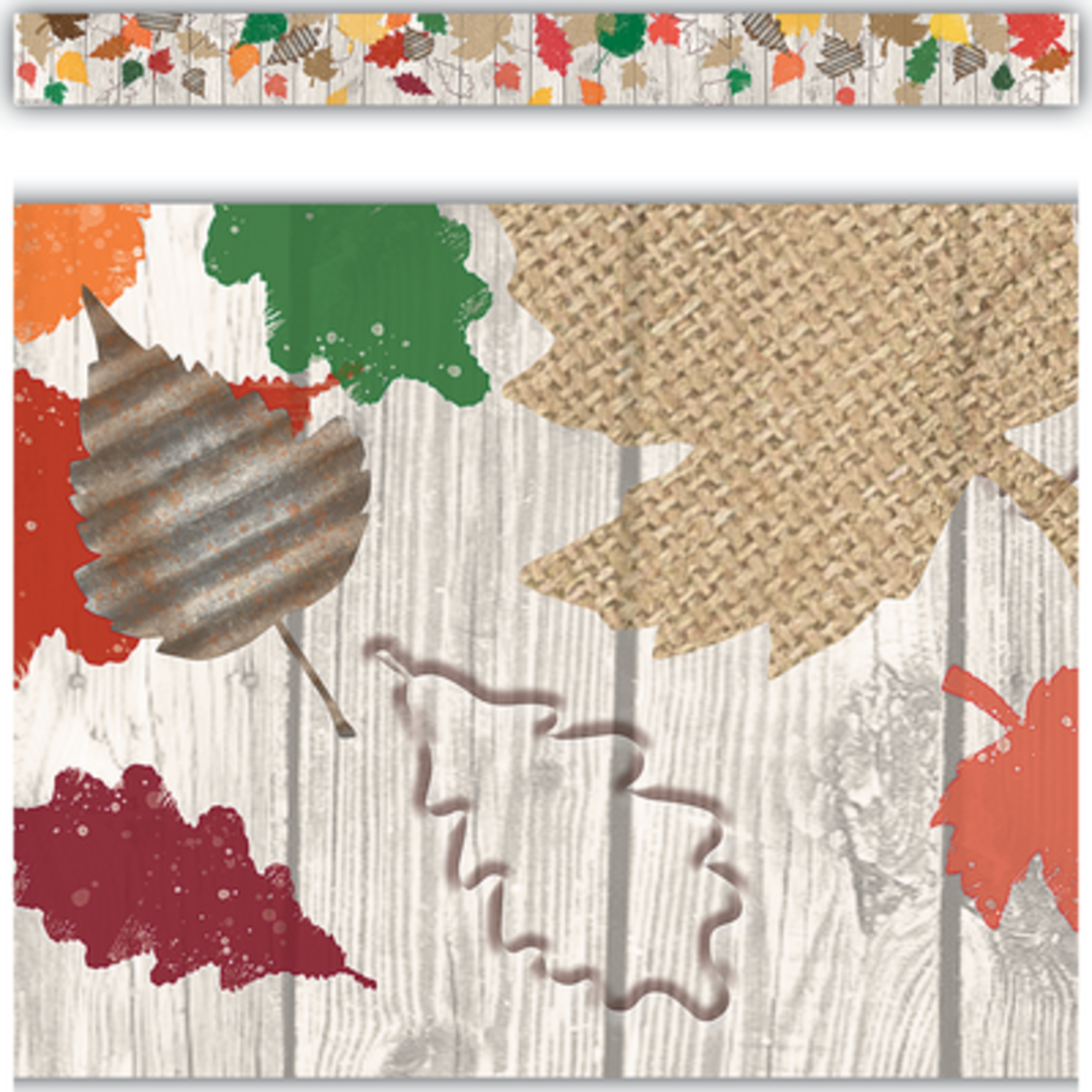 TEACHER CREATED RESOURCES Home Sweet Classroom Happy Fall Straight Border Trim