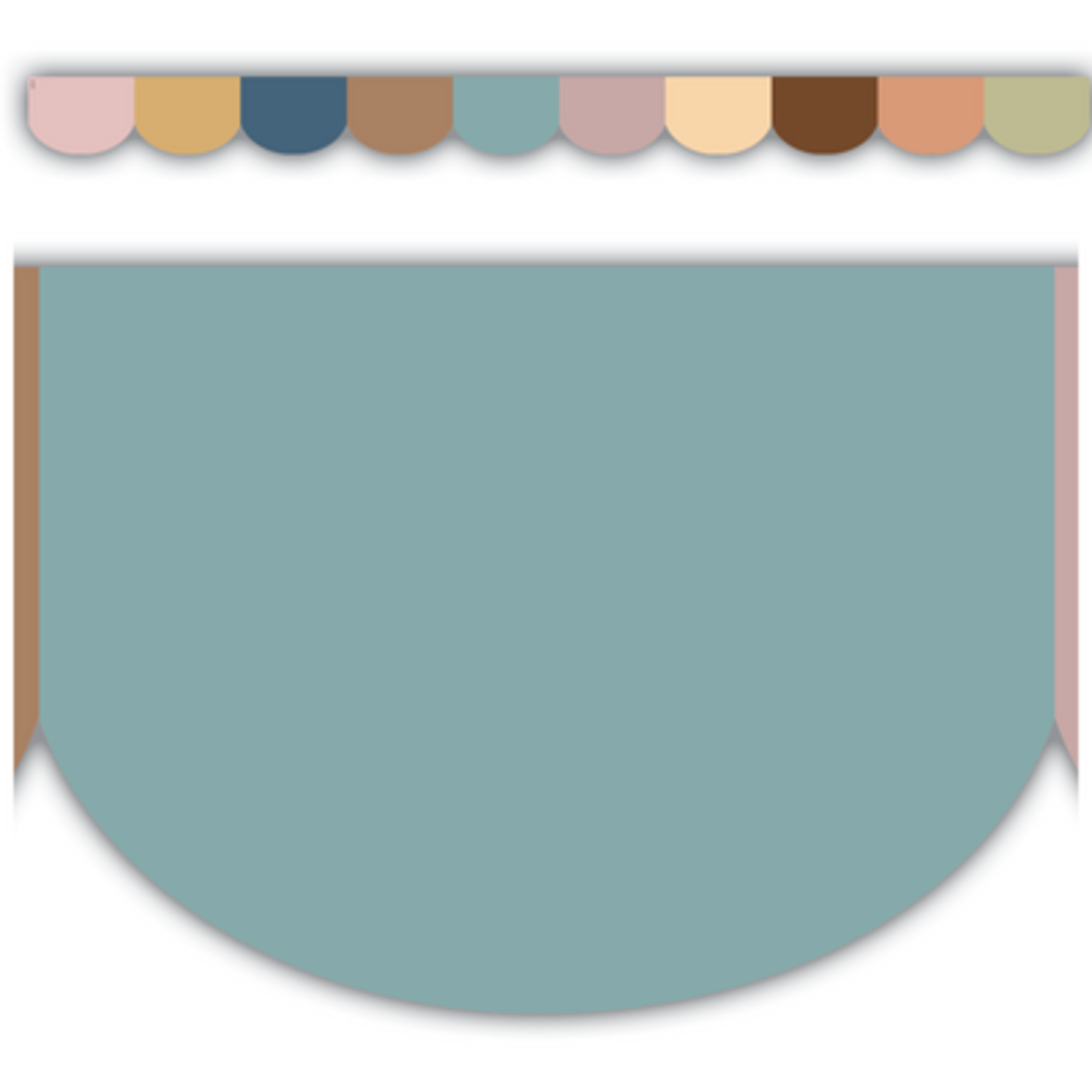 TEACHER CREATED RESOURCES Everyone is Welcome Scalloped Die-Cut Border Trim