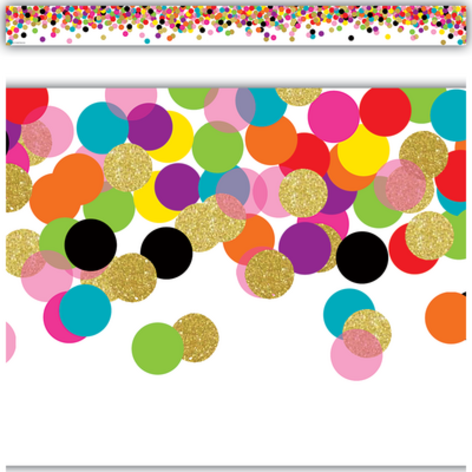 TEACHER CREATED RESOURCES Confetti Straight Border Trim