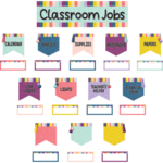 TEACHER CREATED RESOURCES Oh Happy Day Classroom Jobs Mini Bulletin Board