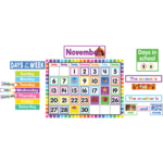 TEACHER CREATED RESOURCES Colorful Calendar Bulletin Board