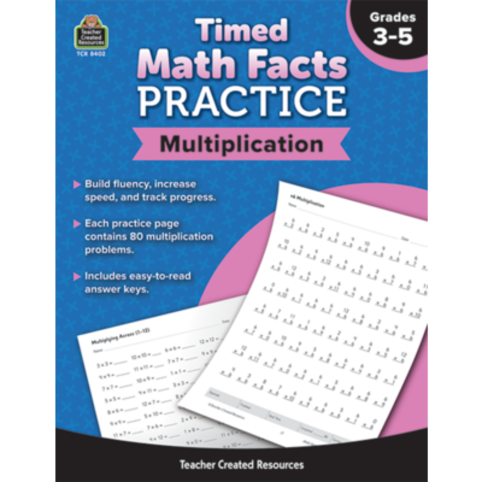TEACHER CREATED RESOURCES Timed Math Facts Practice: Multiplication