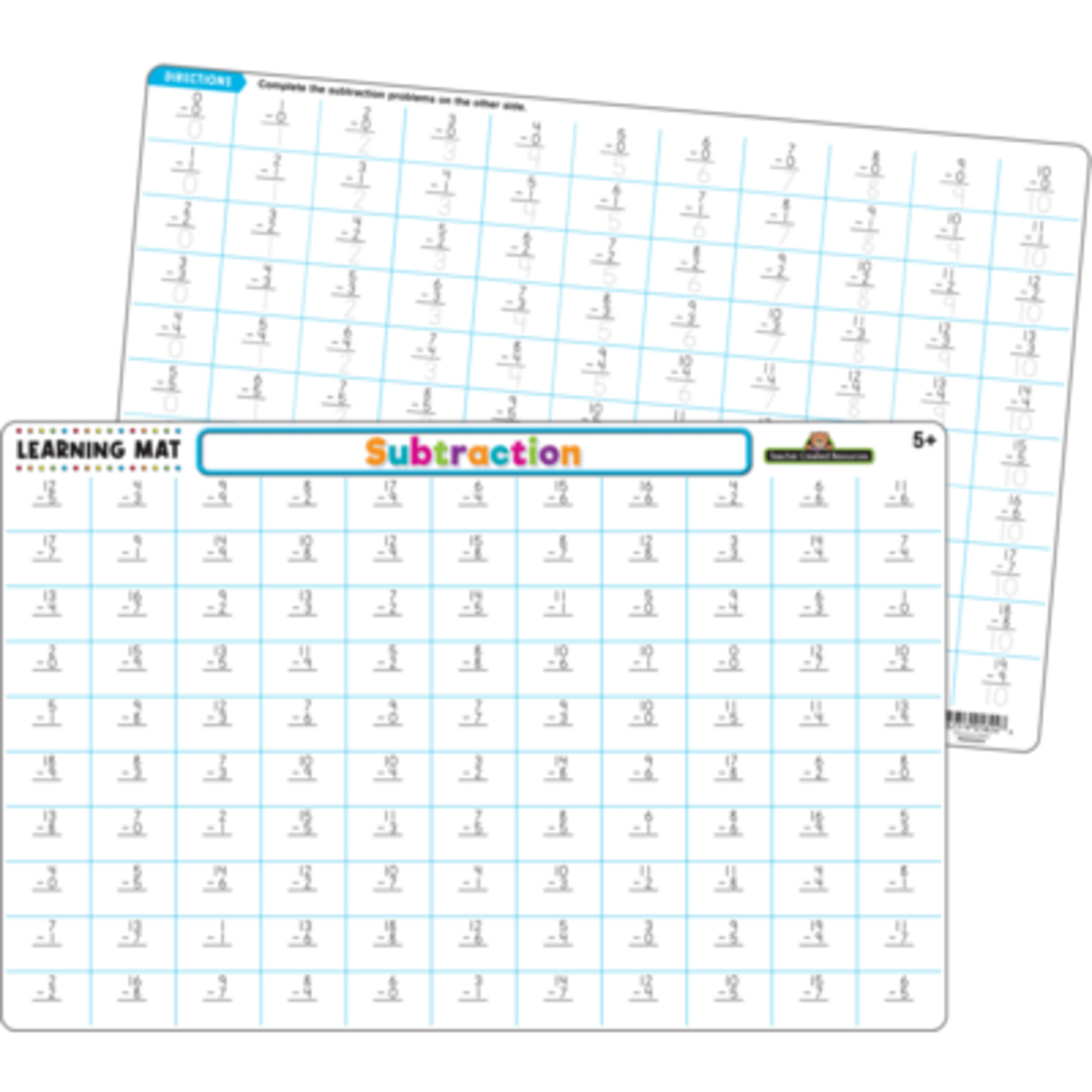 TEACHER CREATED RESOURCES Subtraction Learning Mat