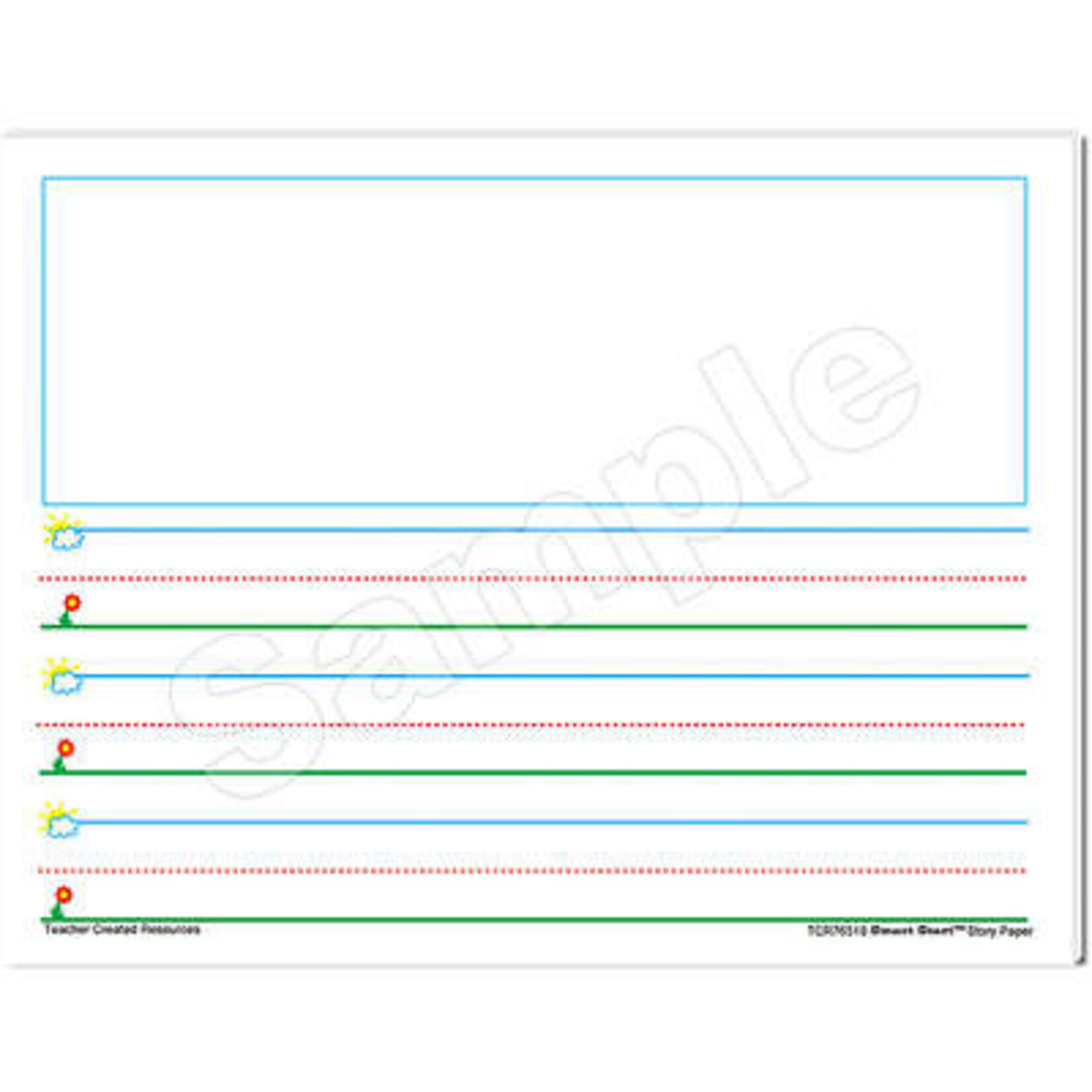 TEACHER CREATED RESOURCES Smart Start K-1 Story Paper: 40 Sheet Tablet