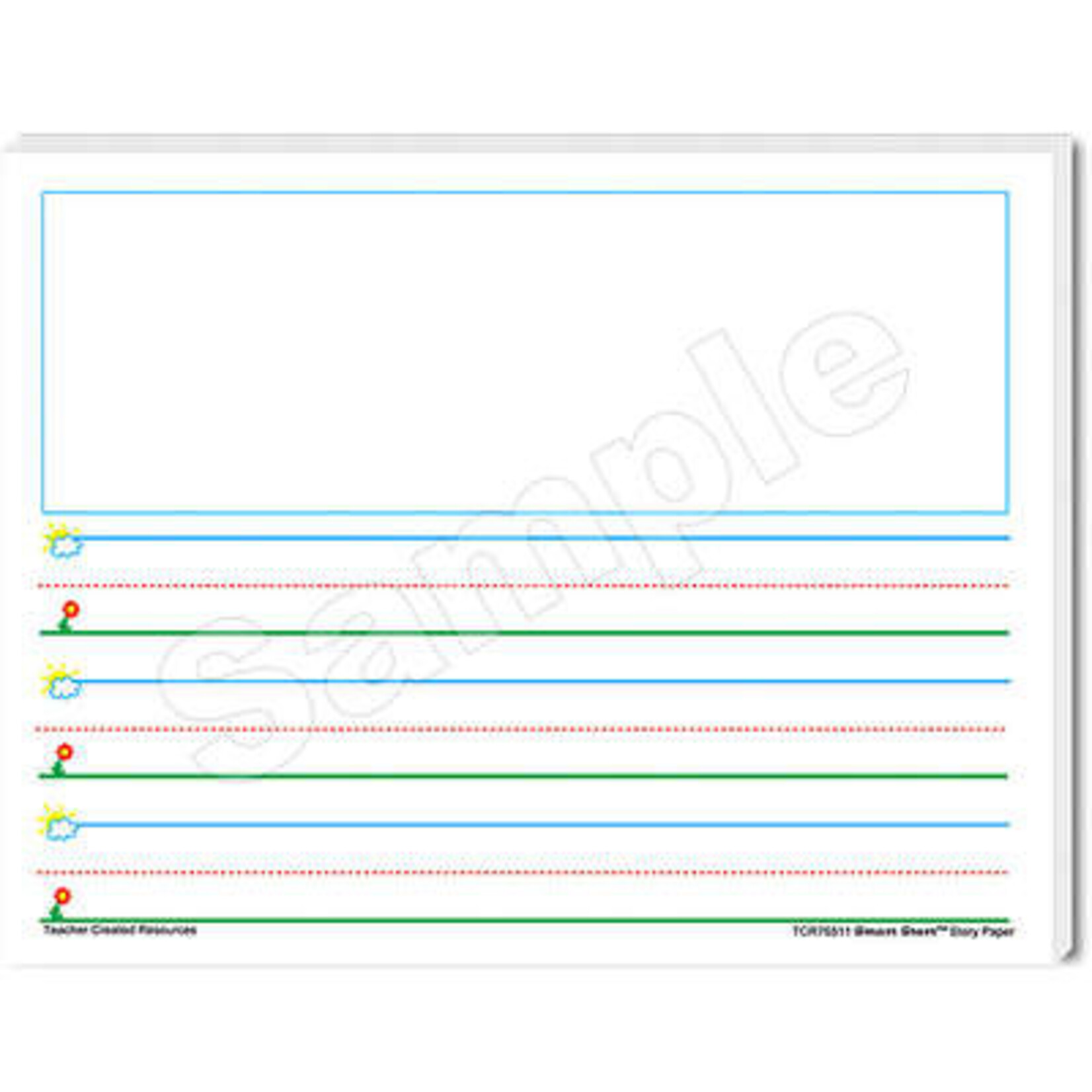 TEACHER CREATED RESOURCES Smart Start K-1 Story Paper: 100 Sheets