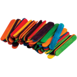TEACHER CREATED RESOURCES STEM Basics: Multicolor Mini Craft Sticks - 100 Count