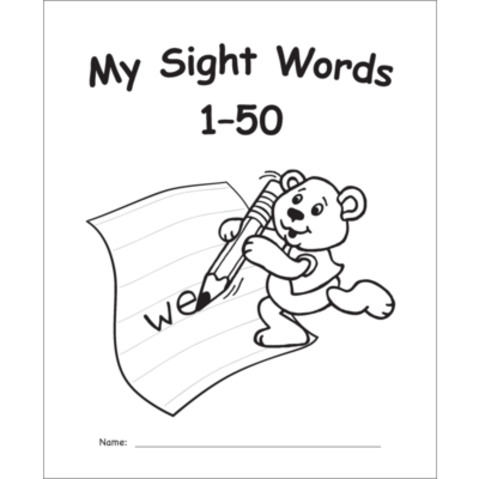 TEACHER CREATED RESOURCES My Own Sight Words 1–50