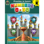 TEACHER CREATED RESOURCES Practice to Learn: Numbers 0-30