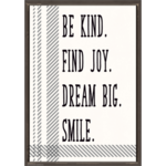 TEACHER CREATED RESOURCES Be Kind. Find Joy. Dream Big. Smile. Positive Poster