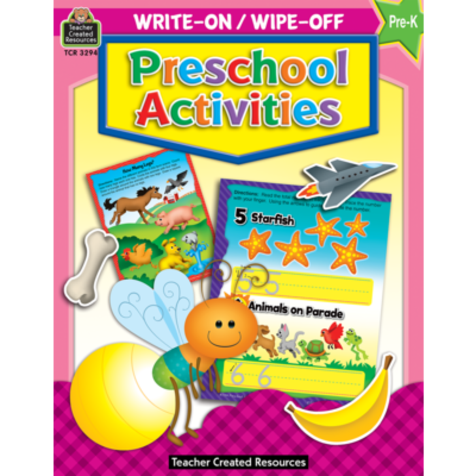 TEACHER CREATED RESOURCES Preschool Activities Write-On Wipe-Off Book