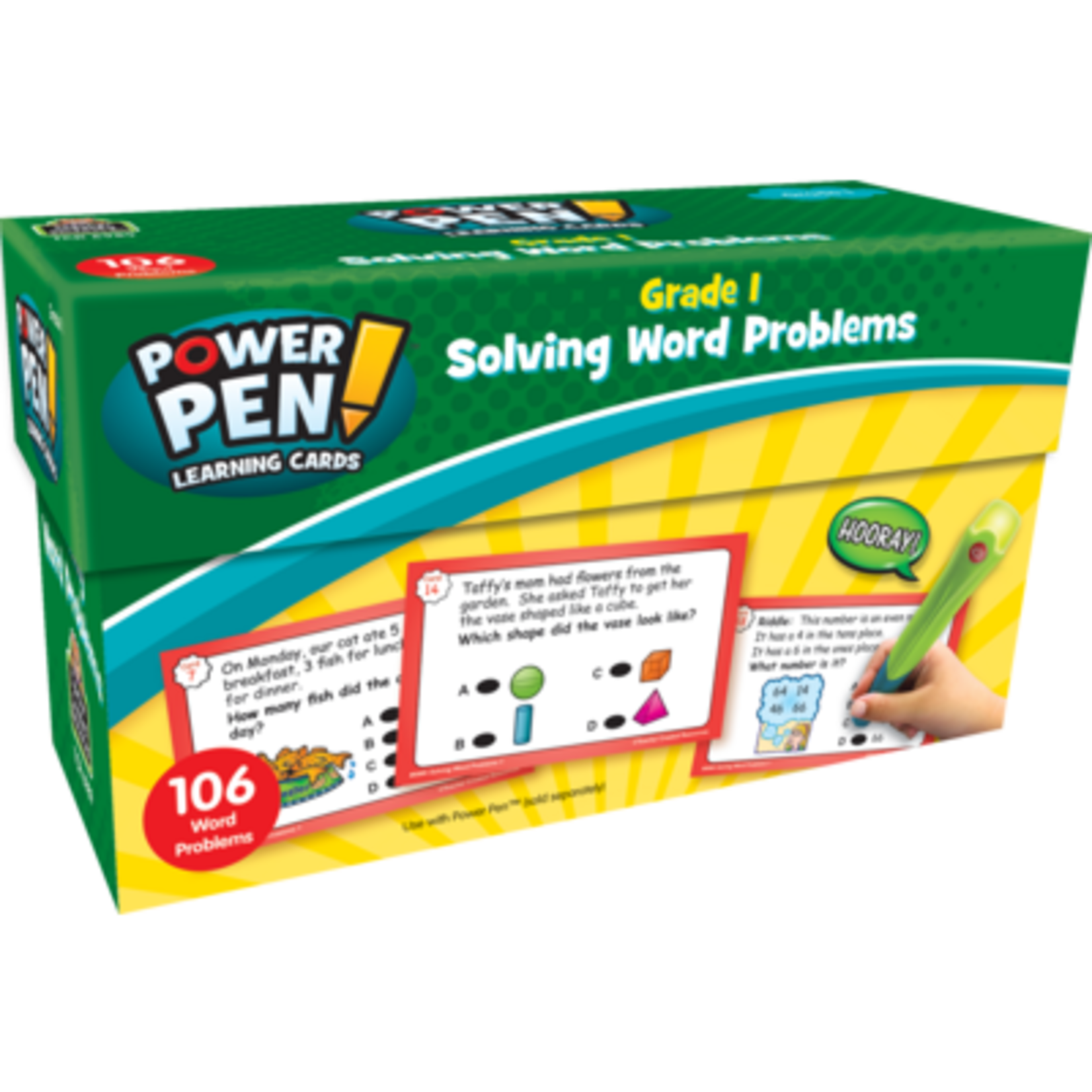 TEACHER CREATED RESOURCES Power Pen Learning Cards: Solving Word Problems Grade 1
