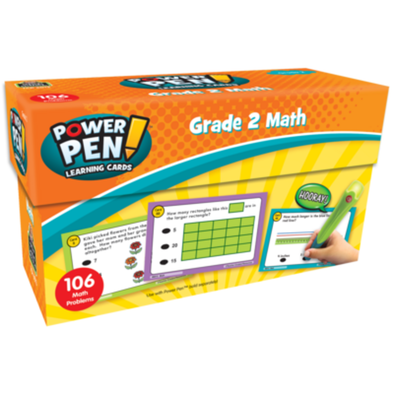 TEACHER CREATED RESOURCES Power Pen Learning Cards: Math Grade 2