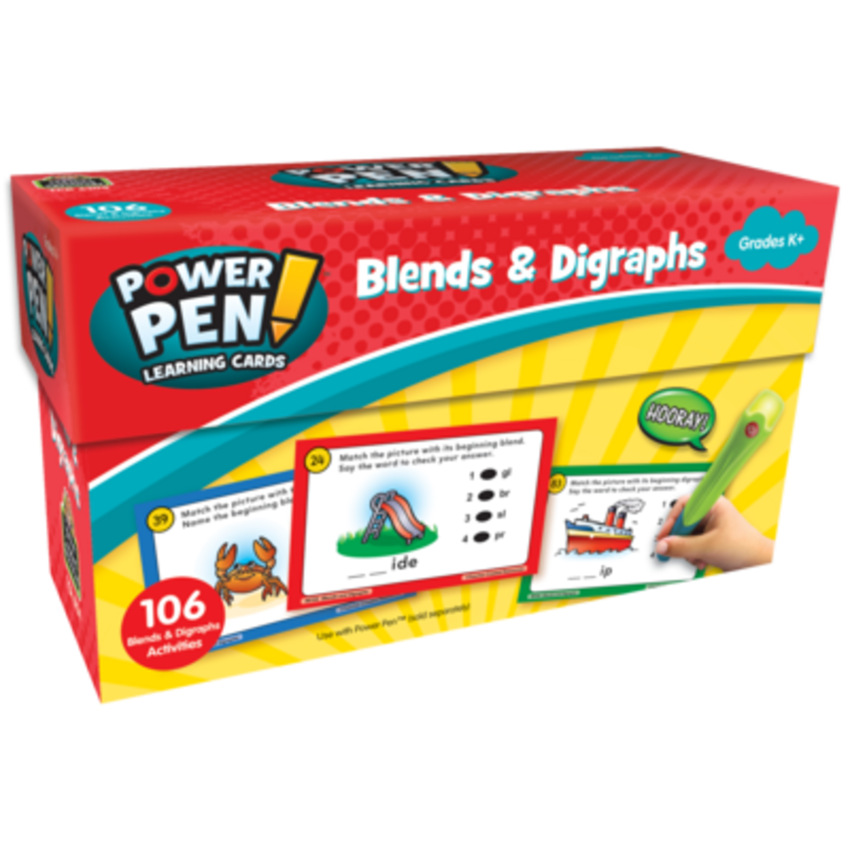 TEACHER CREATED RESOURCES Power Pen Learning Cards: Blends & Digraphs