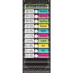 TEACHER CREATED RESOURCES Chalkboard Brights 14 Pocket Daily Schedule Pocket Chart