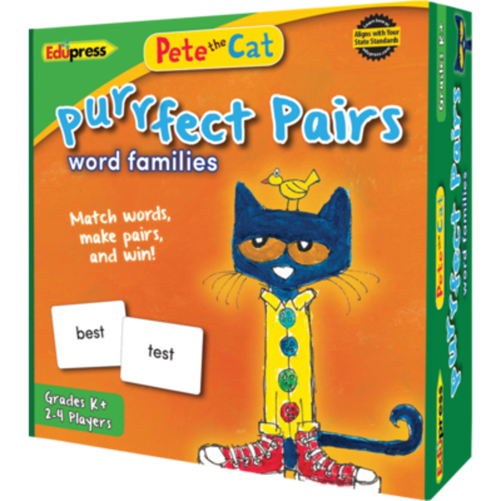 TEACHER CREATED RESOURCES Pete the Cat Purrfect Pairs Game: Word Families