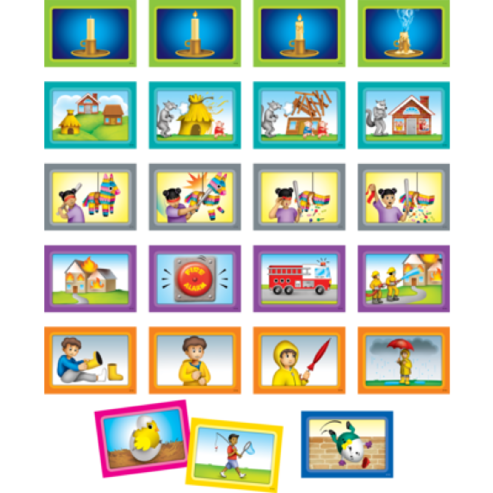 TEACHER CREATED RESOURCES 4-Scene Sequencing Pocket Chart Cards