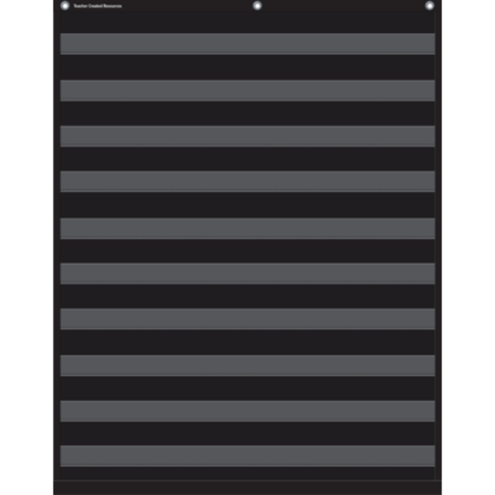 TEACHER CREATED RESOURCES Black 10 Pocket Chart