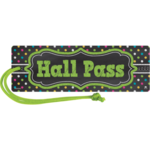 TEACHER CREATED RESOURCES Chalkboard Brights Magnetic Hall Pass