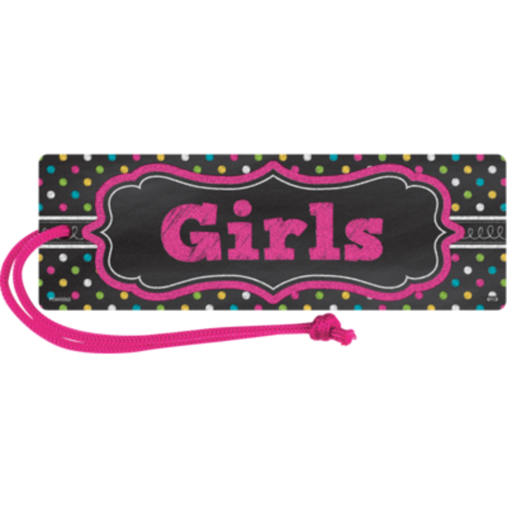 TEACHER CREATED RESOURCES Chalkboard Brights Magnetic Girls Pass