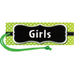 TEACHER CREATED RESOURCES Lime Polka Dots Magnetic Girls Pass