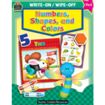 TEACHER CREATED RESOURCES Numbers, Shapes and Colors Write-On Wipe-Off Book