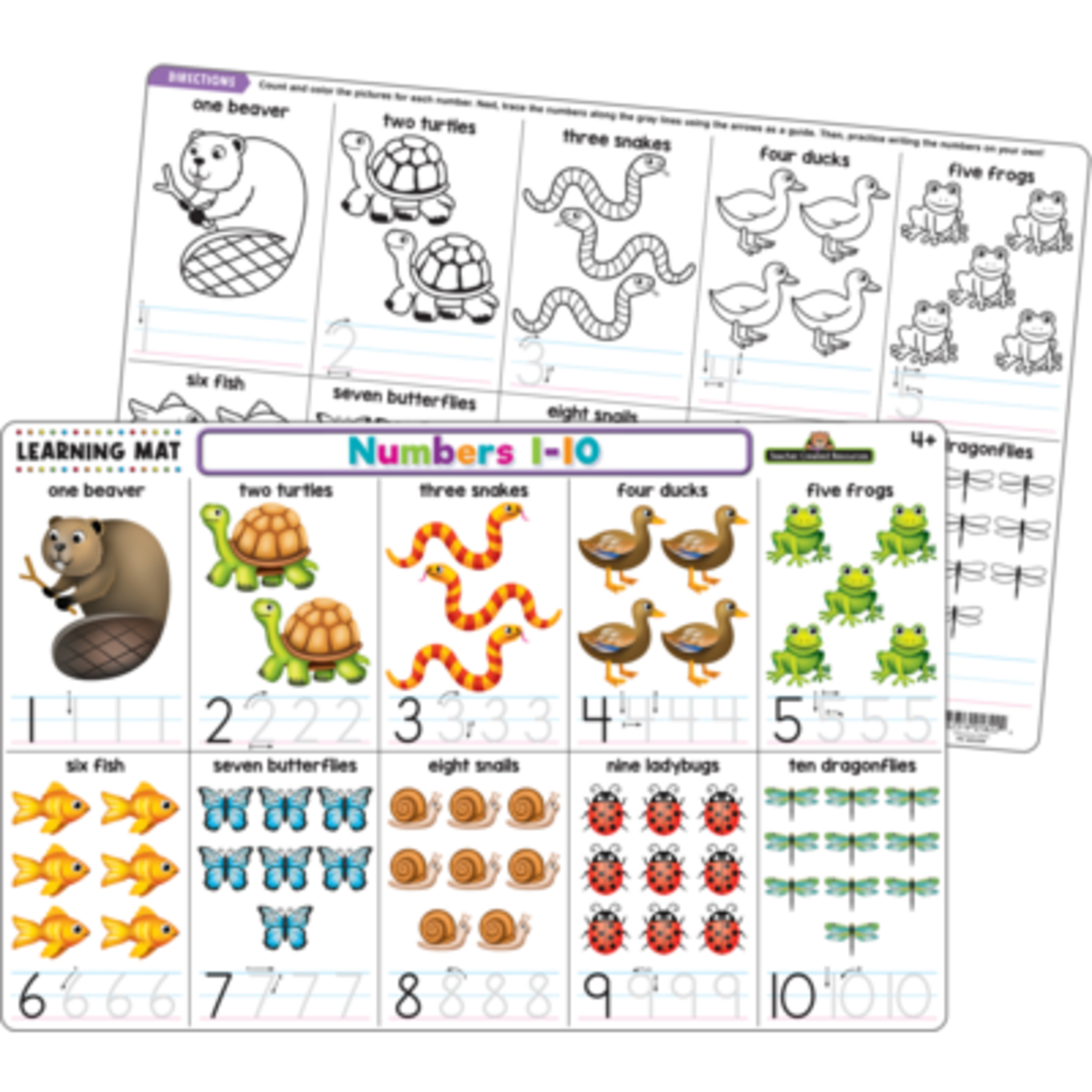 TEACHER CREATED RESOURCES Numbers 1-10 Learning Mat