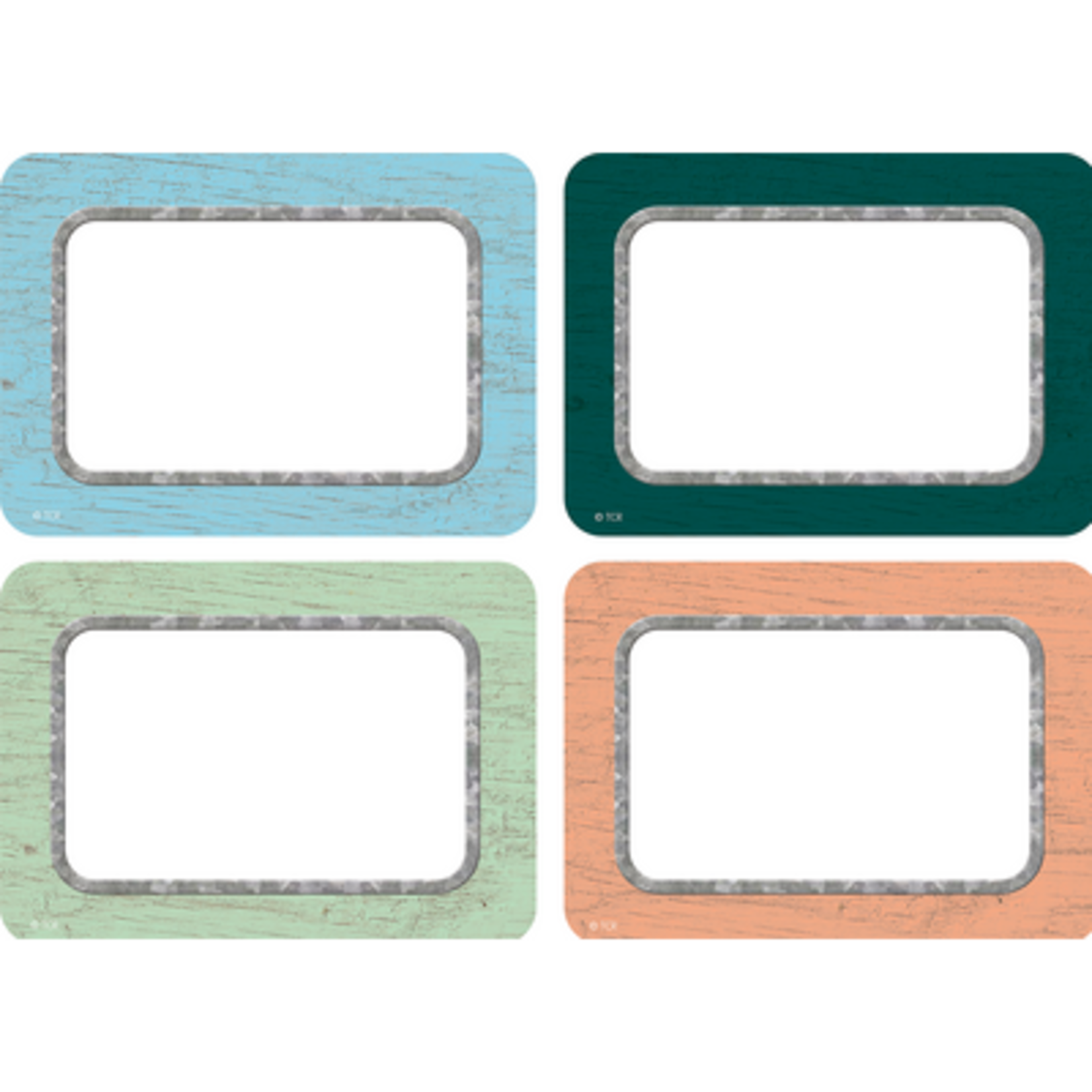 TEACHER CREATED RESOURCES Painted Wood Name Tags/Labels - Multi-Pack