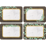 TEACHER CREATED RESOURCES Eucalyptus Name Tags/Labels - Multi-Pack