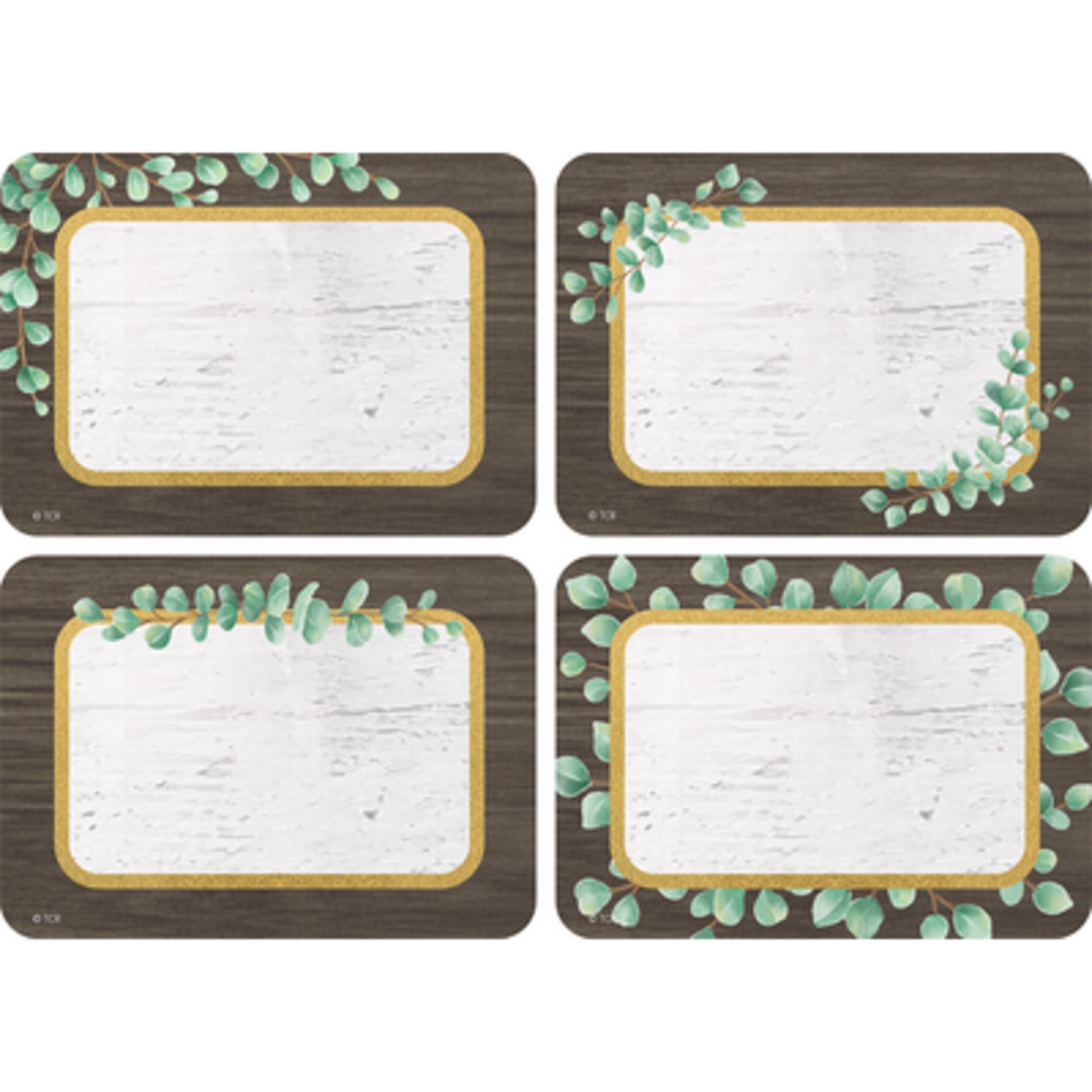 TEACHER CREATED RESOURCES Eucalyptus Name Tags/Labels - Multi-Pack