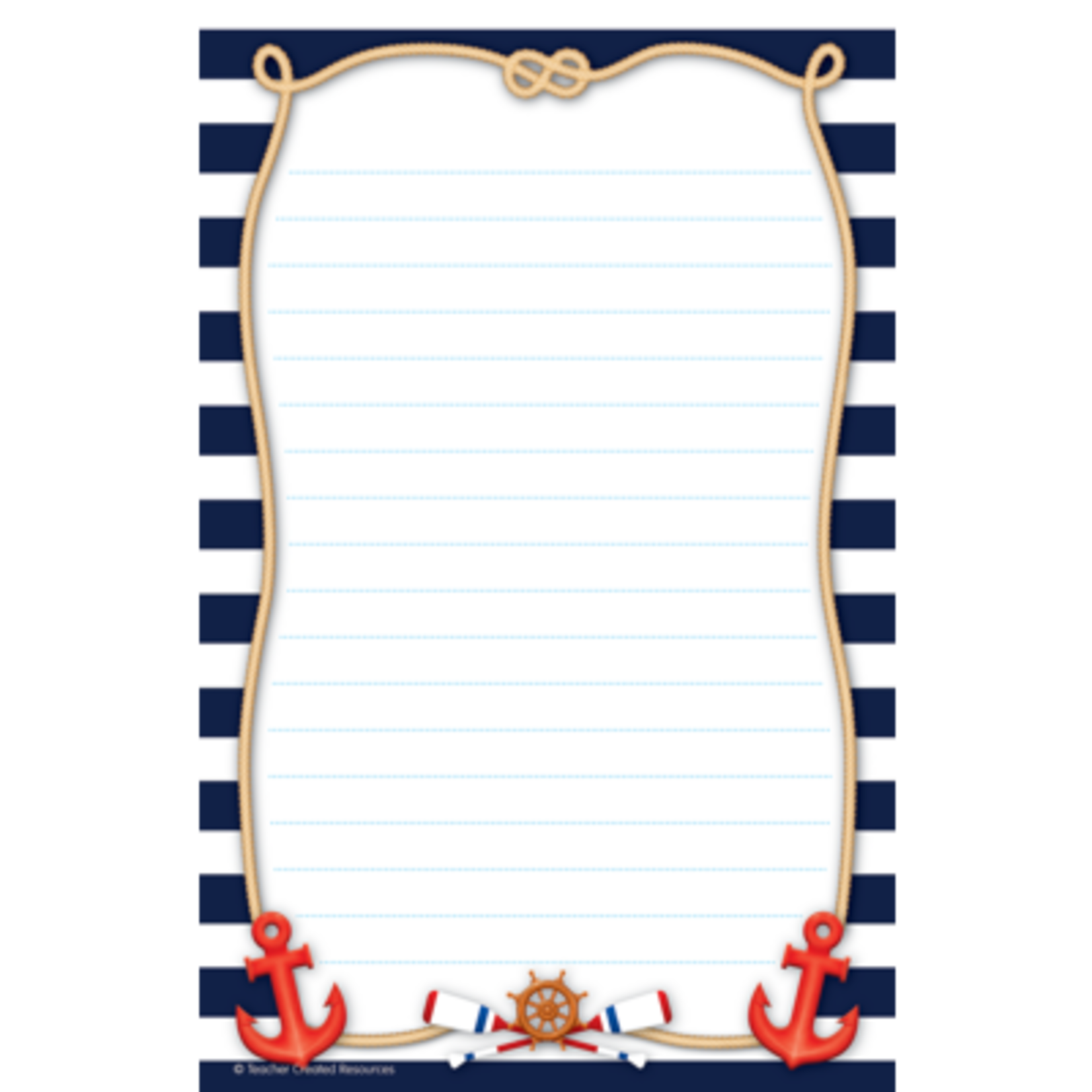 TEACHER CREATED RESOURCES Nautical Notepad