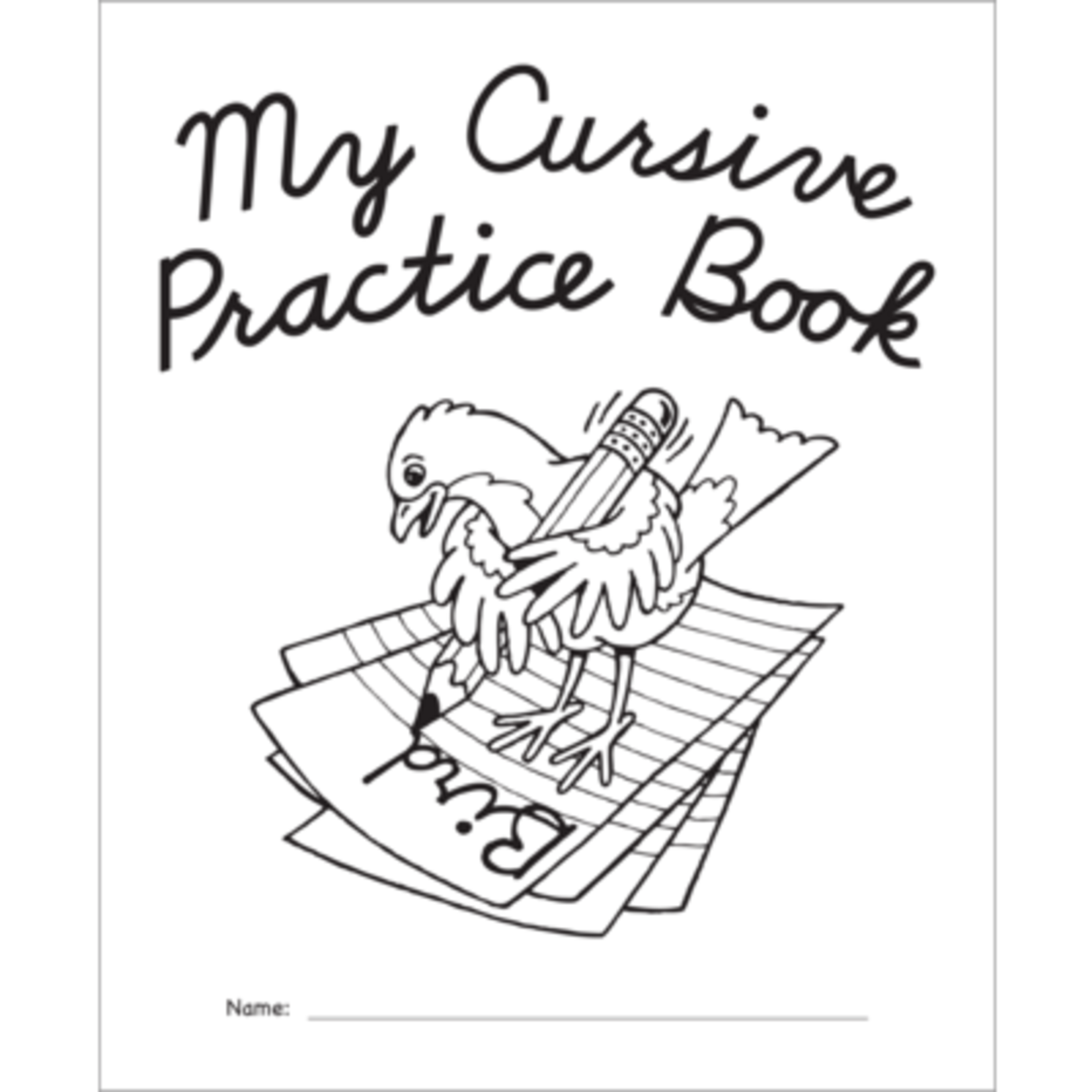 TEACHER CREATED RESOURCES My Own Books: My Cursive Practice Book