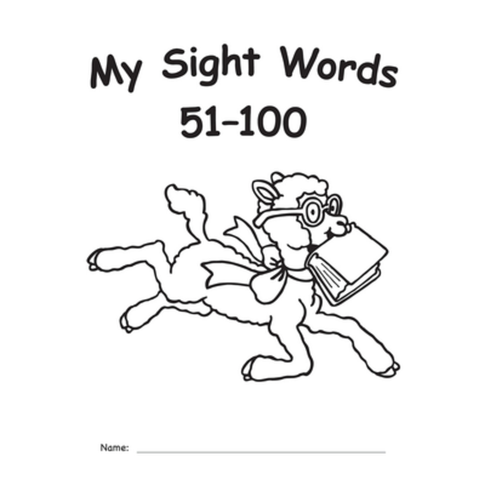 TEACHER CREATED RESOURCES My Own Books: My Sight Words 51-100