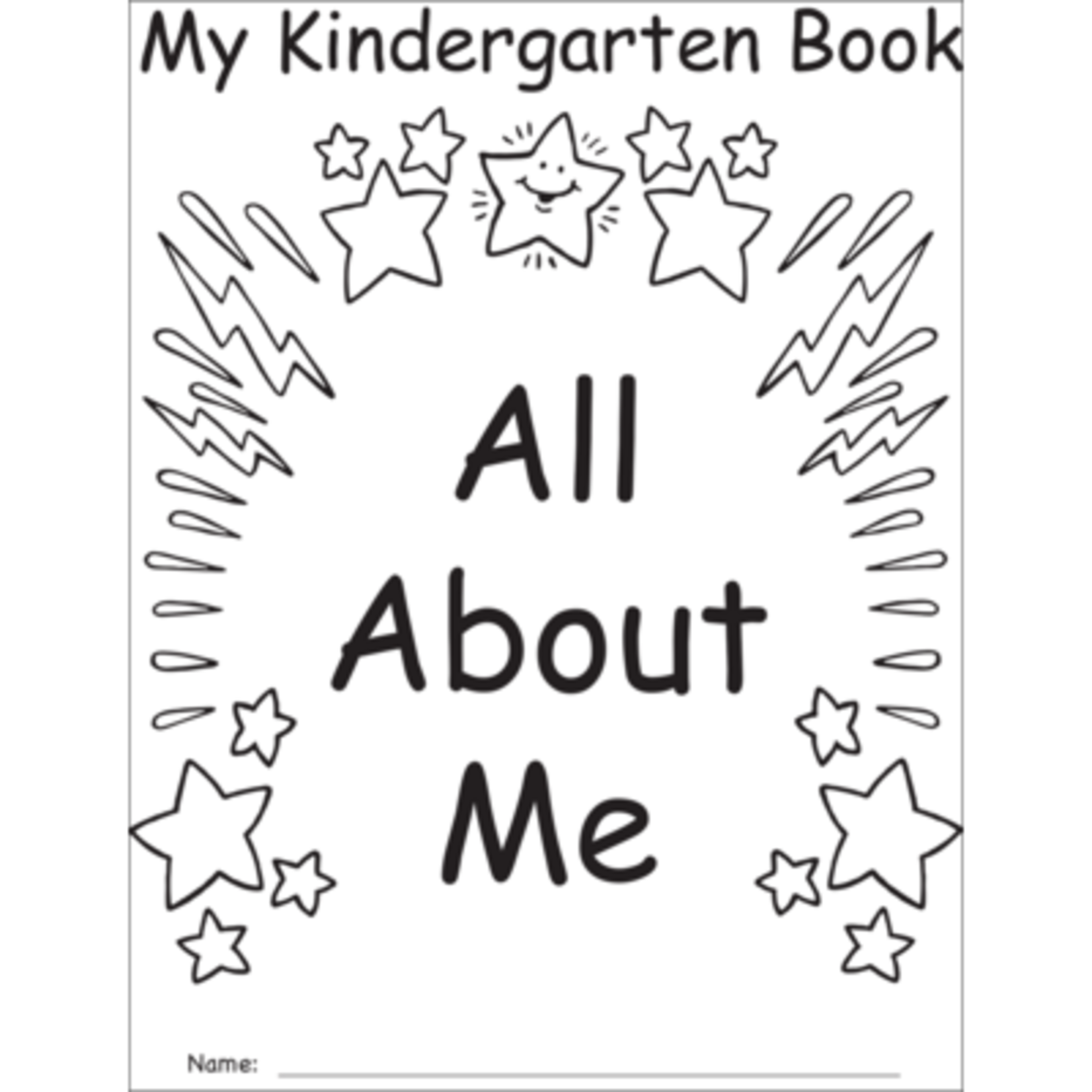 TEACHER CREATED RESOURCES My Own Kindergarten Book All About Me