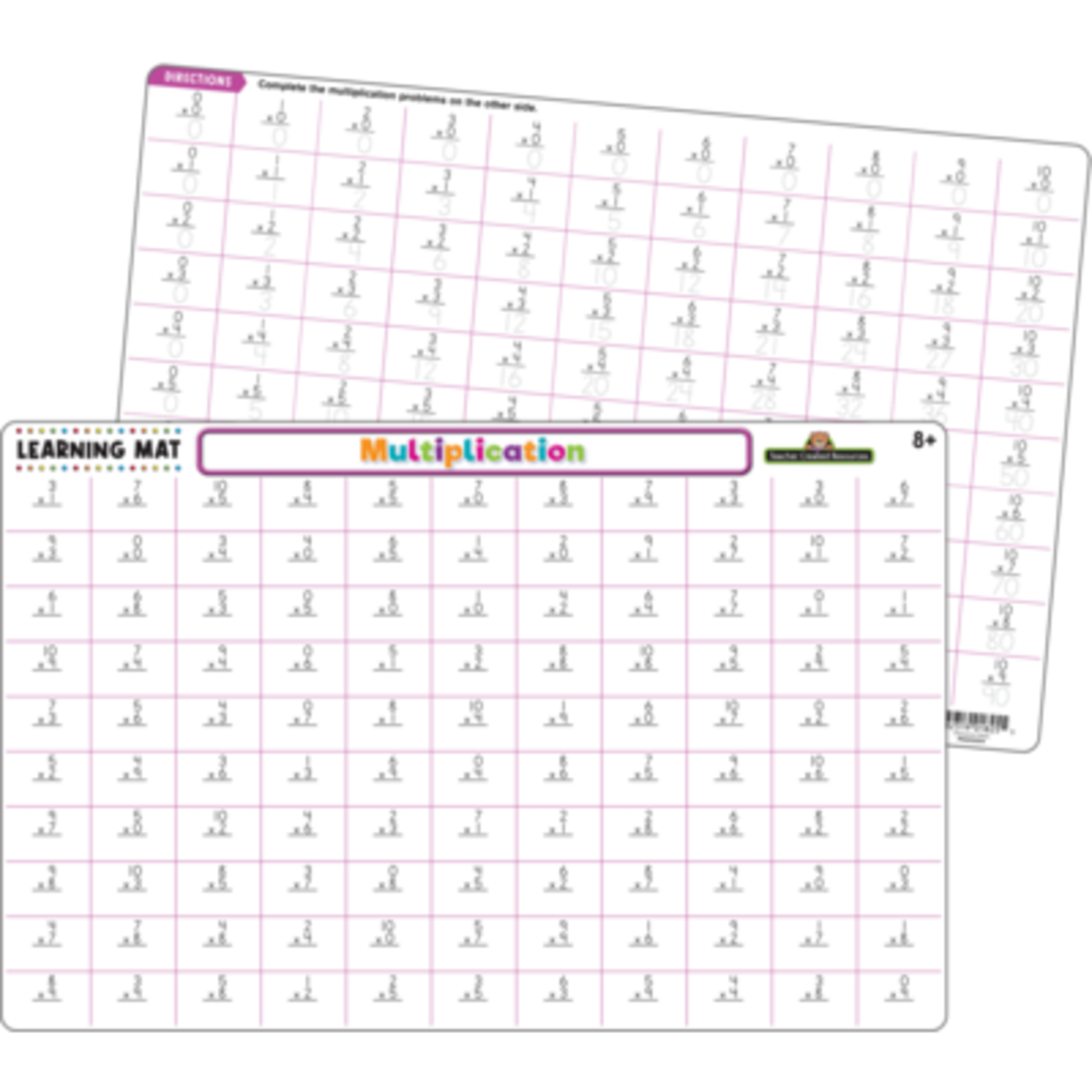 TEACHER CREATED RESOURCES Multiplication Learning Mat