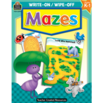 TEACHER CREATED RESOURCES Mazes Write-On Wipe-Off Book