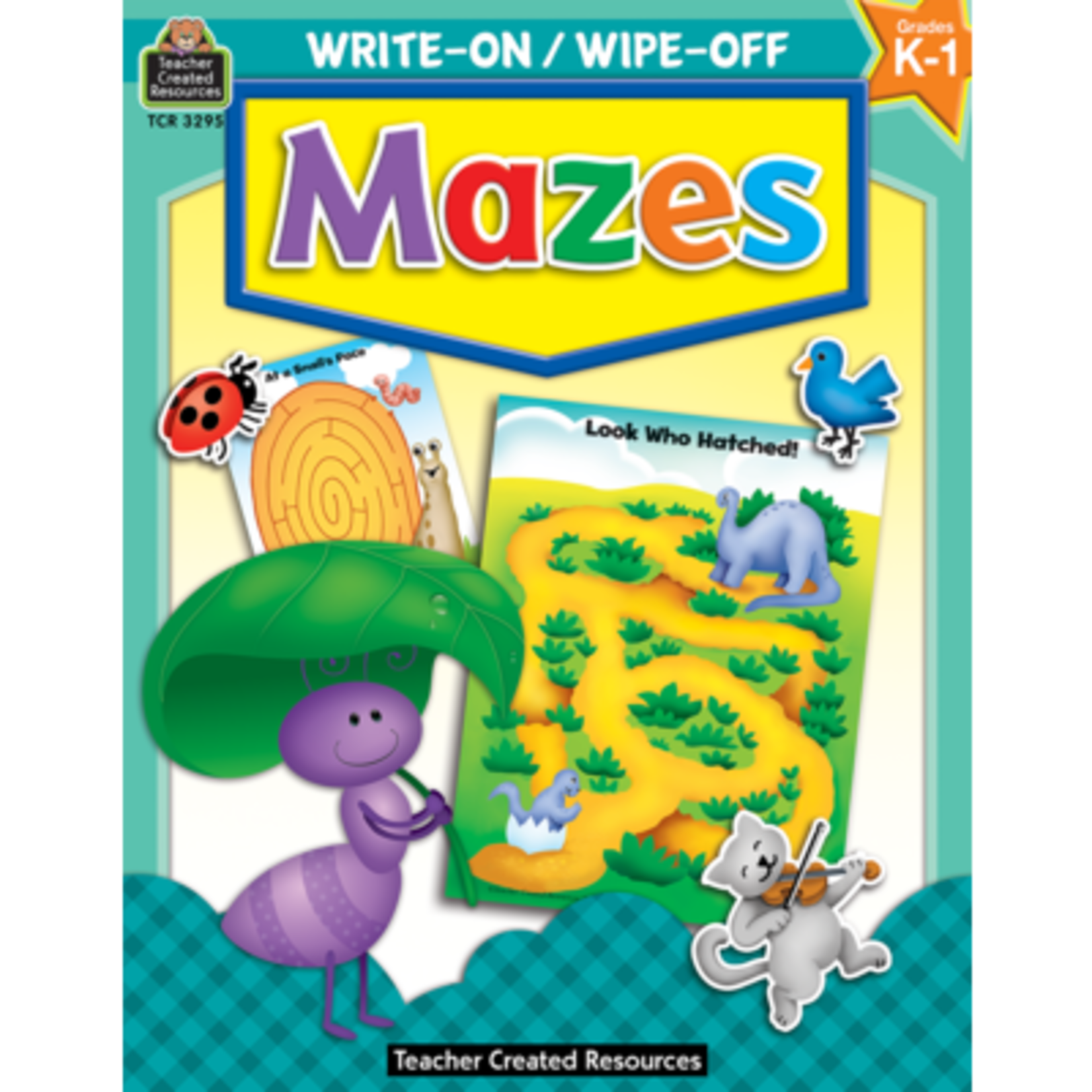 TEACHER CREATED RESOURCES Mazes Write-On Wipe-Off Book
