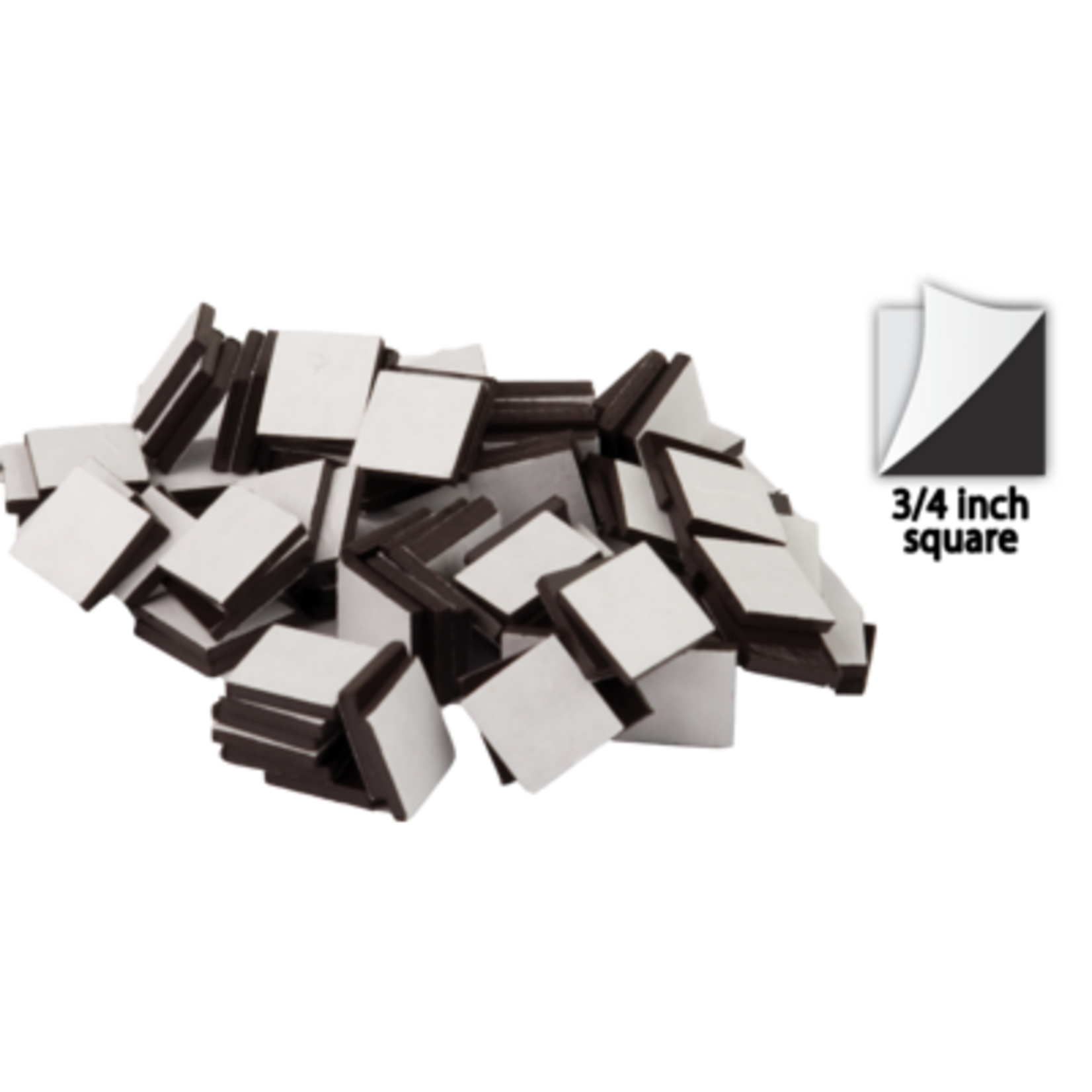 TEACHER CREATED RESOURCES Adhesive Magnetic Squares 3/4" 50-Pack