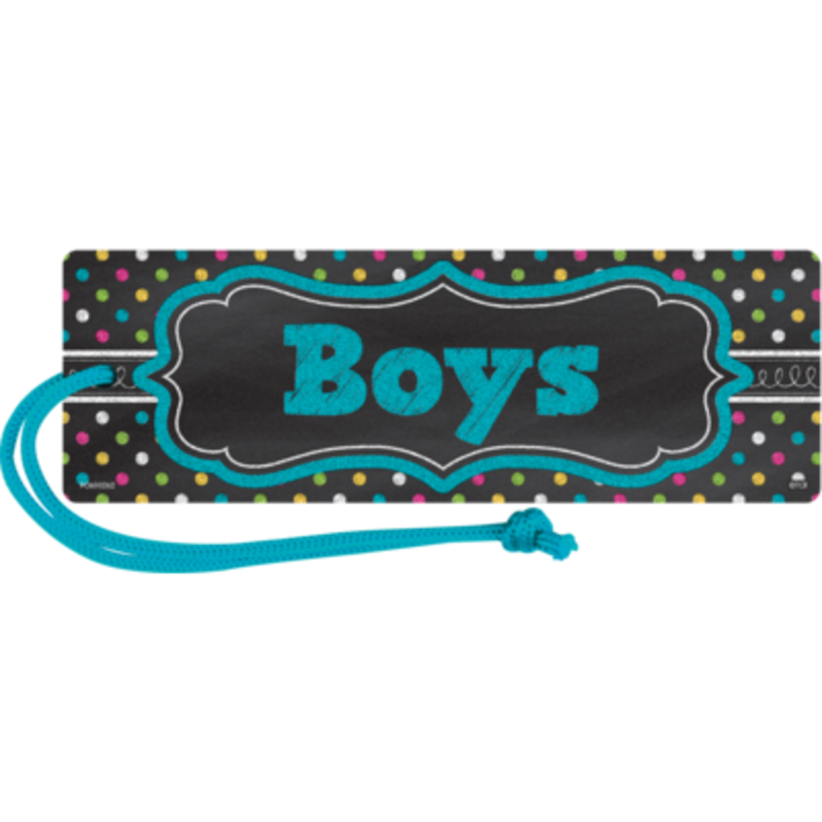 TEACHER CREATED RESOURCES Chalkboard Brights Magnetic Boys Pass