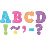 TEACHER CREATED RESOURCES Scribble Bold Block 3" Magnetic Letters