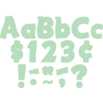TEACHER CREATED RESOURCES Mint Green Funtastic 4" Letters Combo Pack