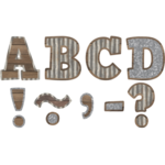 TEACHER CREATED RESOURCES Home Sweet Classroom Bold Block 3" Magnetic Letters