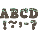 TEACHER CREATED RESOURCES Eucalyptus Bold Block 3" Magnetic Letters